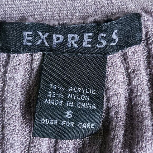 Express Vintage Sleeveless Turtleneck Sweater & Vardigan Set - Fine Ribbed - Sm - Picture 6 of 8